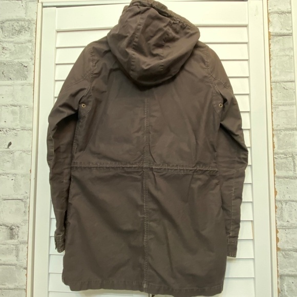 𝅺roots | zip & snap button hooded drawstring waist jacket Size M - Picture 5 of 11